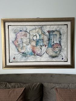 Oversized “Bravo” by Eric Waugh Abstract Wall Art