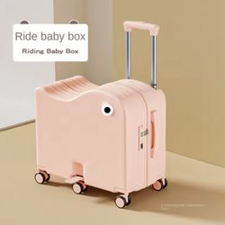 Children's Luggage Can Sit Ride