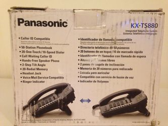 Panasonic KX-TS880B-BTS Corded Phone W/ Caller ID & Speakerphone