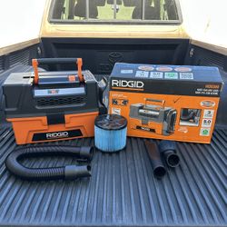 NEW RIDGID 3 Gal. 5.0 Peak HP NXT Shop Vacuum Wet Dry Vac w/Filter, Expandable Hose & Attachments