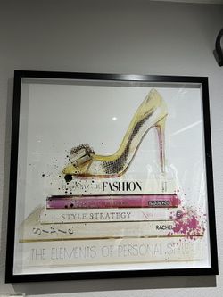 Oliver Gal Fashion Heels Framed Art