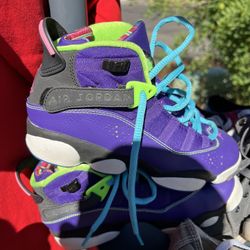 Jordans Kids Size 3.5 Premier Flight Bel Air