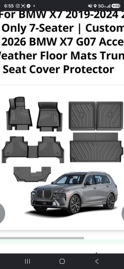 Bmw x7 floormats