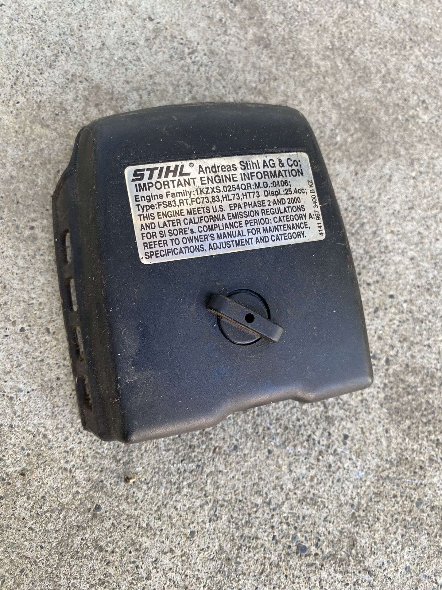 Stihl Fs 83 Air Filter Cover
