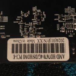 $$$75 $$$Radeon 7670 4gigabyte Graphics Card