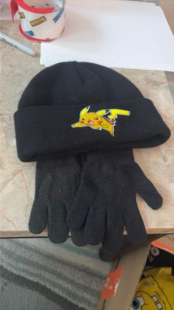 Kids Pokémon Pikachu Beanie and Gloves Set