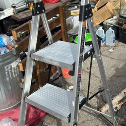Gorilla 4 1/2 ft ladder 9ft reach