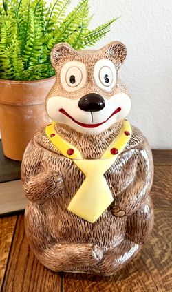 Vintage Jonal Bear Cookie Jar Classic