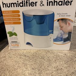 Two and one warm mist, humidifier, and steam inhaler * BRAND NEW *