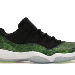 Jordan 11 Green Snakeskin 