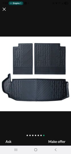 Behind 3rd Row Cargo Area Liner