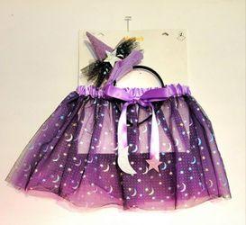 Witch Tutu & Headband Costume 