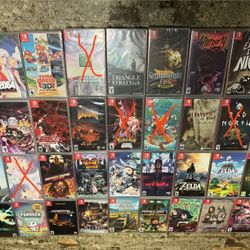 Nintendo Switch Game Lot (All New And Sealed)