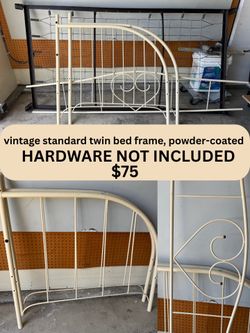 Vintage Bed frame Powder Coated