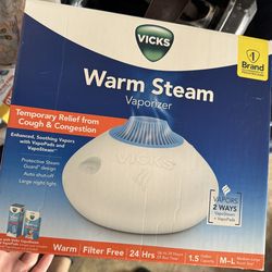 Vicks warm steam vaporizer