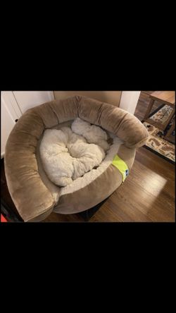 Top Paw Orthopedic Lounger Pet Bed, Excellent Condition, XL, Inside Bed and Cover Washable