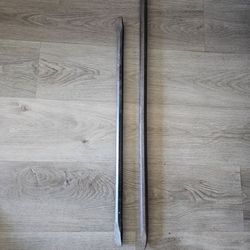 Vintage Pry Bar Lot Parksteel Co 26” Hex Pry Bar & Casco 70” Heavy Duty Wrecking Bar