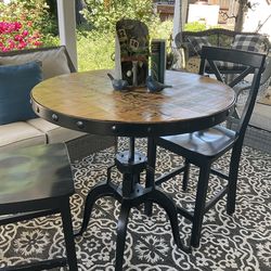 Restoration hardware Heavy Cast Iron Table only Steam punk / Industrial