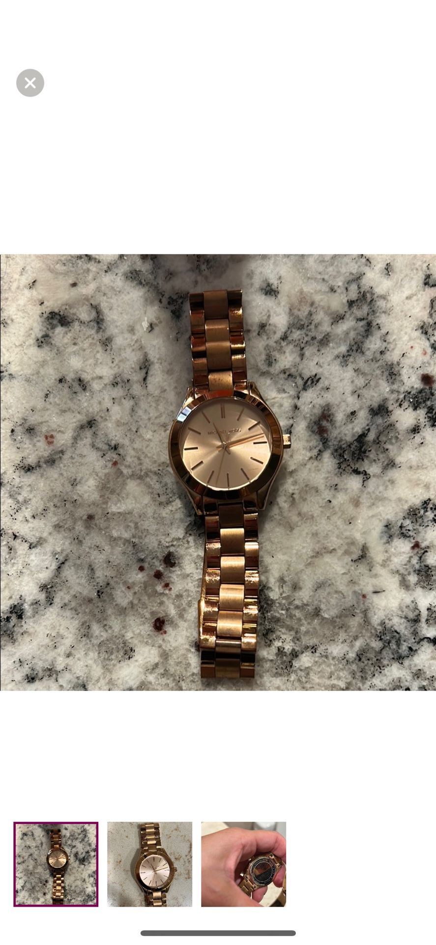 Gold Michael Kors Watch