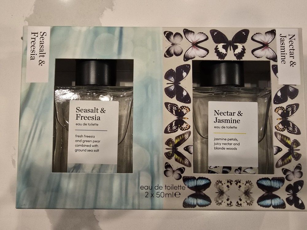 M&S COLLECTION Nectar &Jasmine and Seasalt & Freesia Perfume Duo