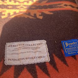 Pendleton wool throw