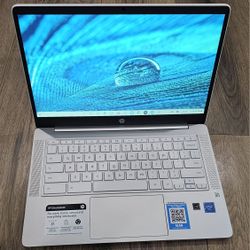 14" HP Chromebook White Touchscreen 4GB, 32GB SSD
