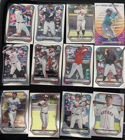 Bowman Chrome Baseball Card Lot of 12