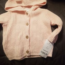 3 Mos New Carters CARDIGAN SWEATER