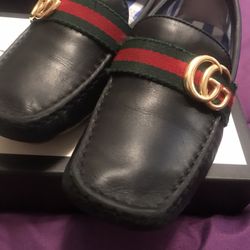 Gucci Loafers moca pelle s gomma vit nappa Size 29