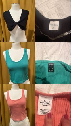 Bundle of 3 Ribbed Crop Tops