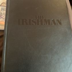 LEATHER BOUND SCRIPT of THE IRISHMAN SIGNED by MARTIN SCORSESE & STEVE ZAILLIAN