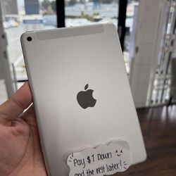 Apple IPad Mini 4 Tablet - Payments Available - Pay $1 Down To take It home