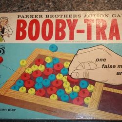 Vintage Parker Brothers Booby-Trap Game 1965 Wooden Game USA 