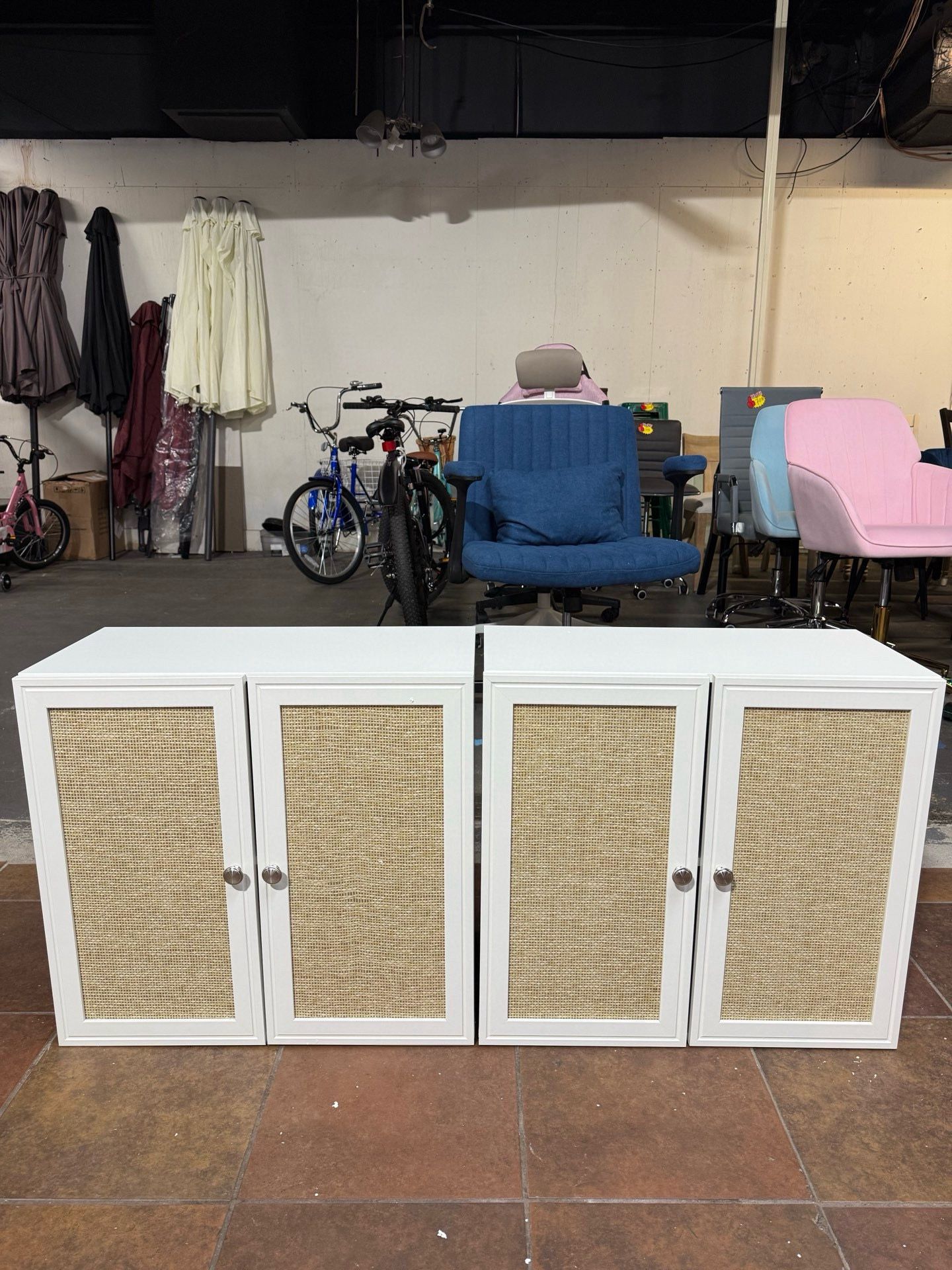 🔥Set of 2🔥Laundry Room Cabinets Wall Mounted, Bathroom Cabinet Wall Mount,Adjustable Shelves, Kitchen Wall Cabinet Storage, Laundry Cabinet, 24INCH