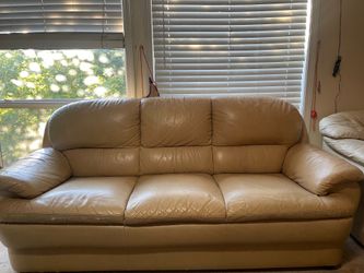 Leather couch