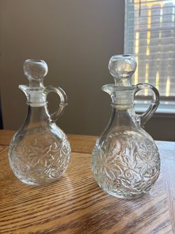 Princess House glass oil dispensers