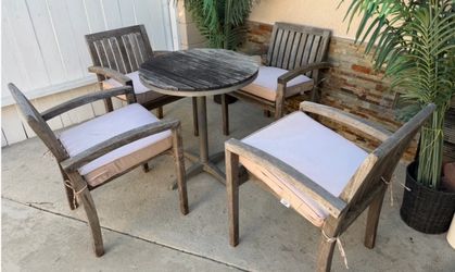 Patio teak set
