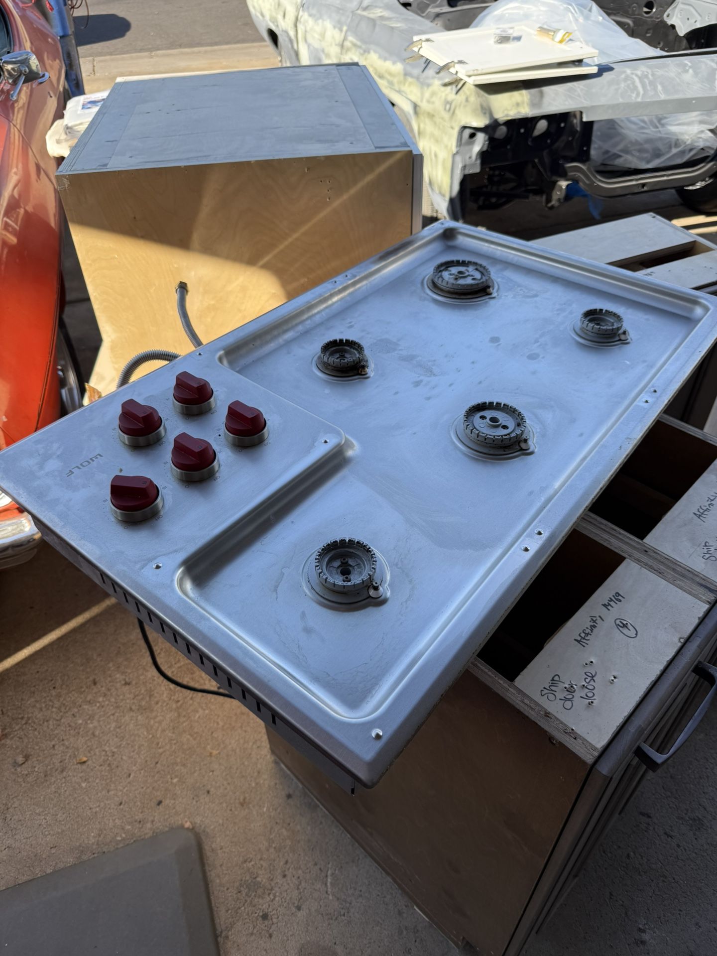 Wolf gas Cooktop