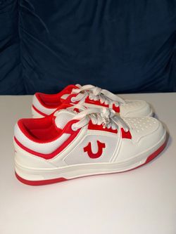 True Religion Low-Top Sneakers White Red