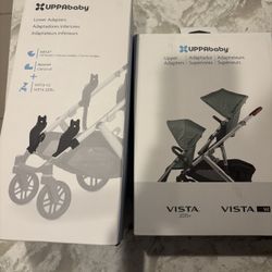 Uppababy Stroller Upper And Lower Adapters- Brand New And Sealed In Box