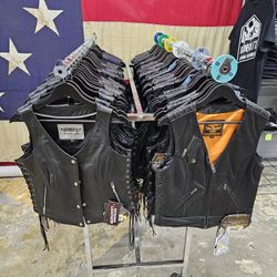 Womens Leather Vests