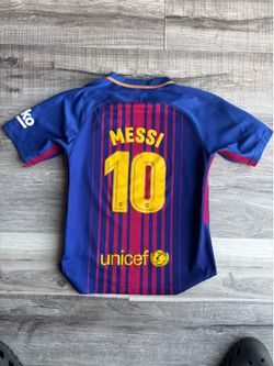 Nike Lionel Messi #10 FC Barcelona 2017/18 Home Jersey Youth 28