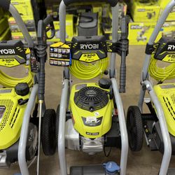  (New) RYOBI 3300 PSI 2.3 GPM Cold Water Gas Pressure Washer with Honda GCV190 Idle Down