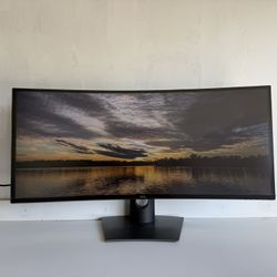 Dell U3818DW 38" UltraSharp WQHD+ 3840x1600 Curved IPS Monitor USB-C