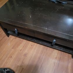 Dark Wood Coffee Table