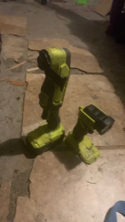 Ryobi light and multi tool w battery
