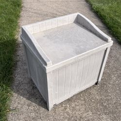 Suncast Outdoor Storage Cabinet Container Bin