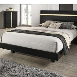 Queen Bed Frame With Mattress 