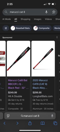 Marucci Cat 8 Baseball Bat