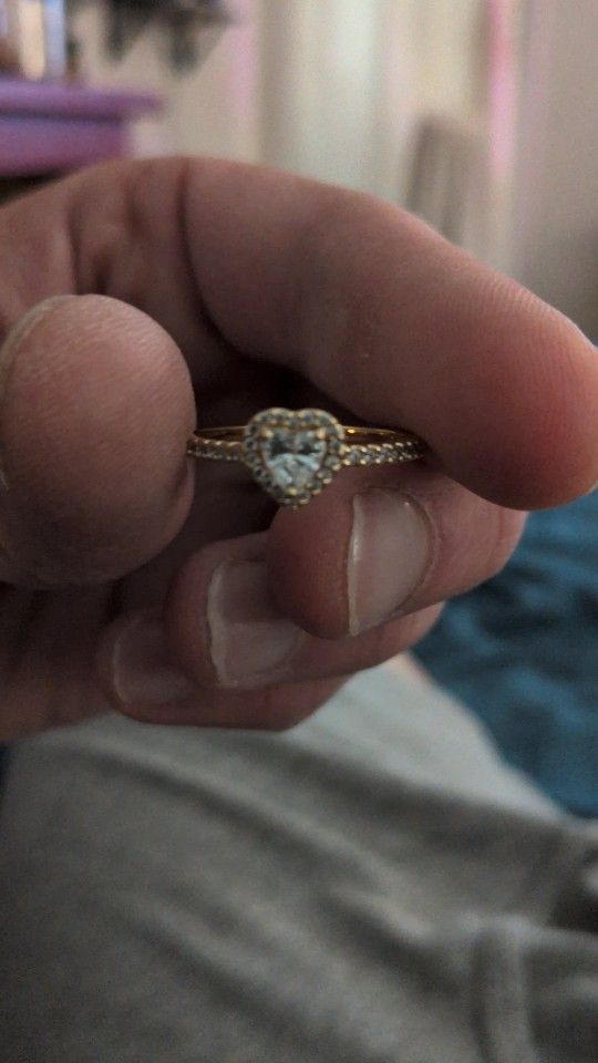 1/2 ct. Heart-Shaped Diamond Engagement Ring